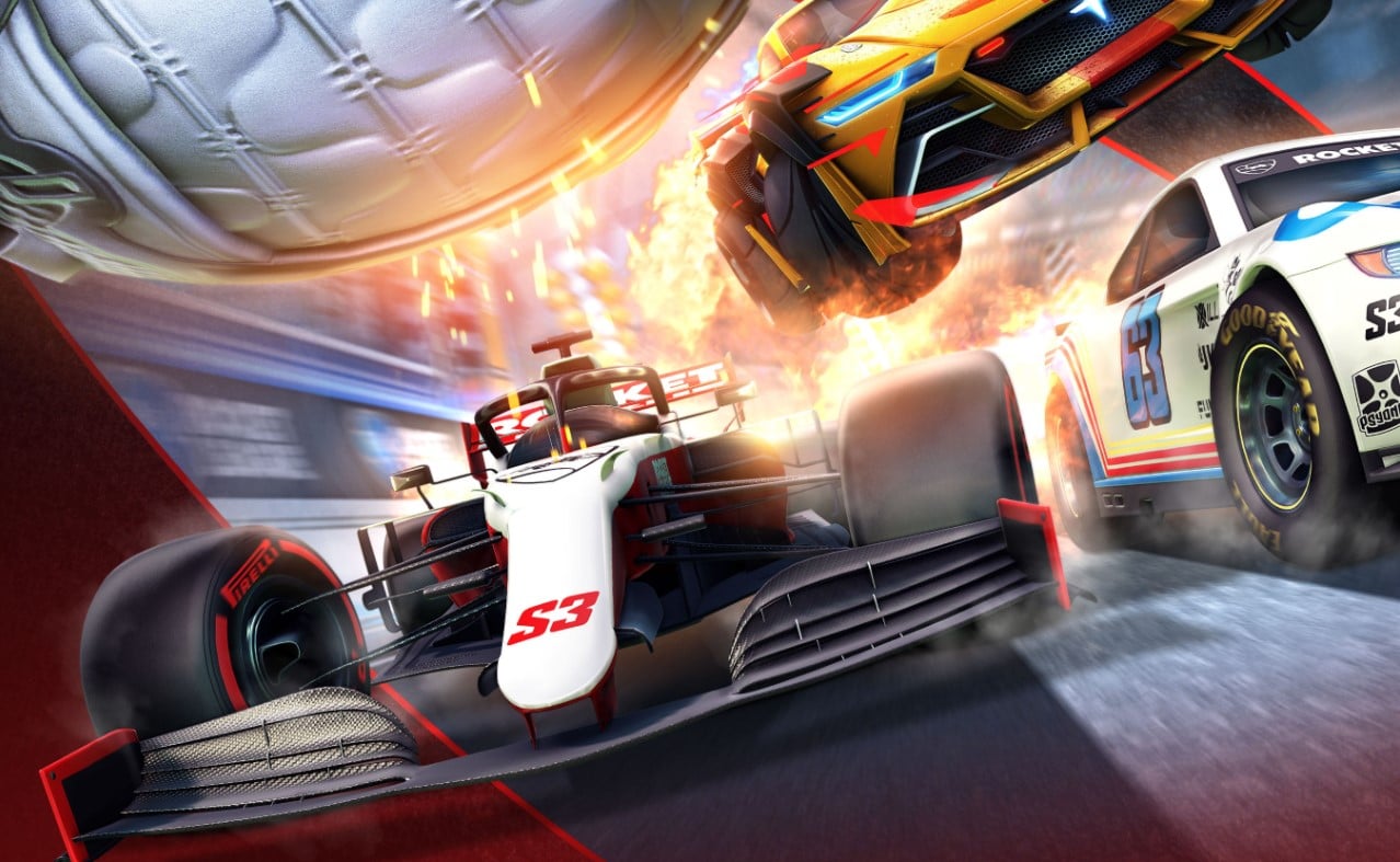 Rocket League Season 3 to feature collaboration with NASCAR and F1