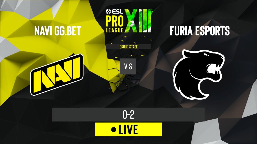 FURIA defeats Na’Vi after amazing comeback in the ESL Pro League Season 13