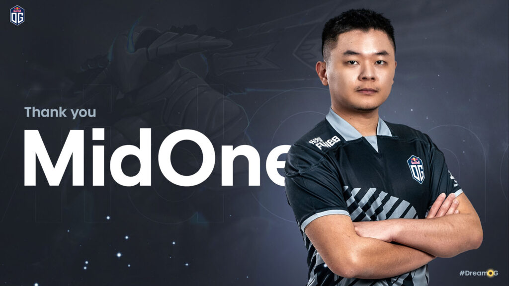 OG release MidOne after failure to qualify for Dota 2 Major