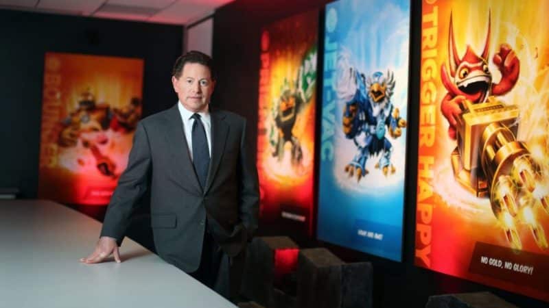 An image of Activision Blizzard CEO, Bobby Kotick standing.