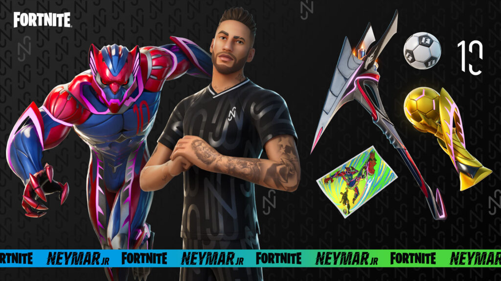 neymar fortnite skin