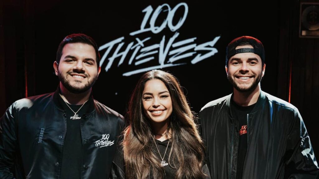 100 Thieves Co-Owners CouRageJD, Valkyrae and Nadeshot