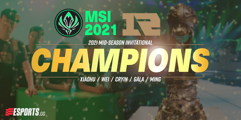 MSI 2021: RNG clinch title in hard fought battle with Damwon KIA
