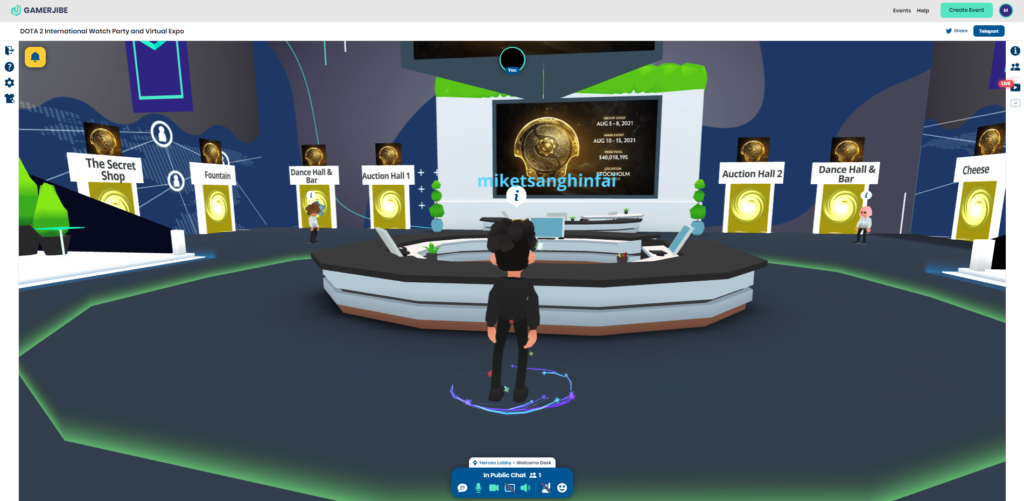 Heroes Lobby - TI10 Watch Party and Virtual Expo