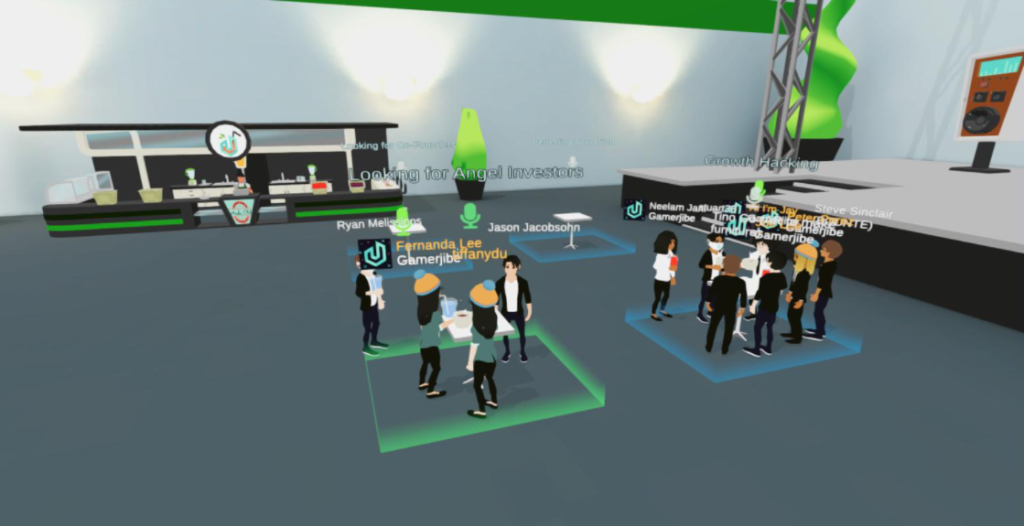 Private Voice Chat areas from other Gamerjibe events