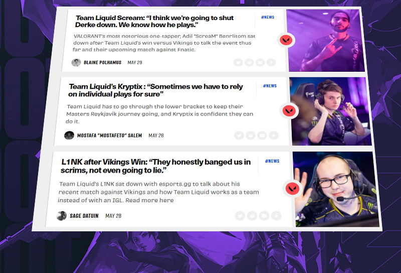 VCT Masters Reykjavik overview – All our player interviews and content