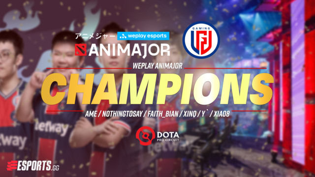 PSG.LGD complete clean sweep of Evil Geniuses to win WePlay Animajor!