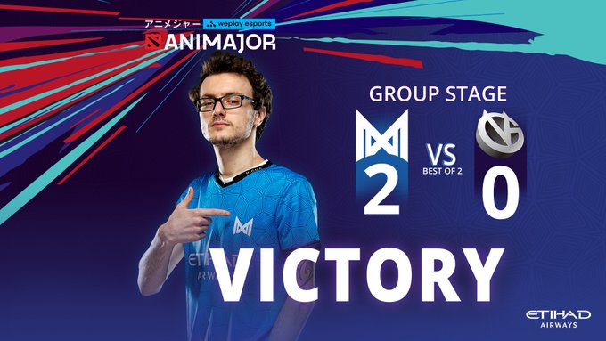 Nigma force 16-minute Vici Gaming GG at WePlay Animajor