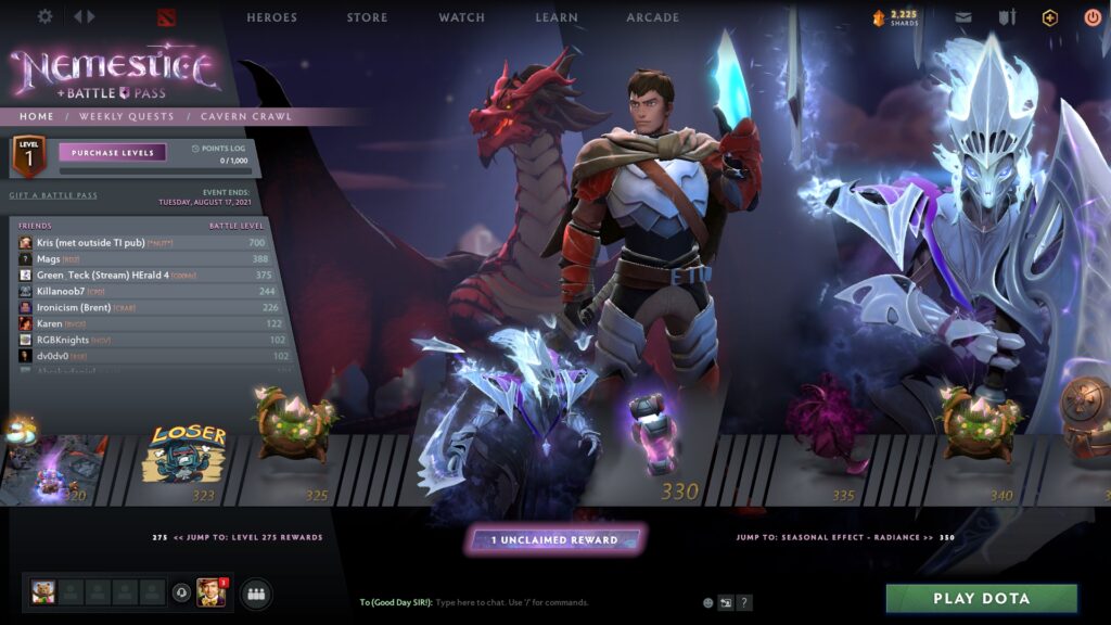 spectre arcana battlepass level 330