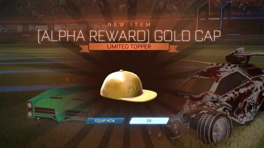 Gold Cap Rocket League