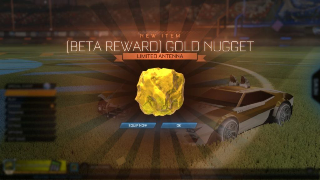 Rocket League Gold Nugget