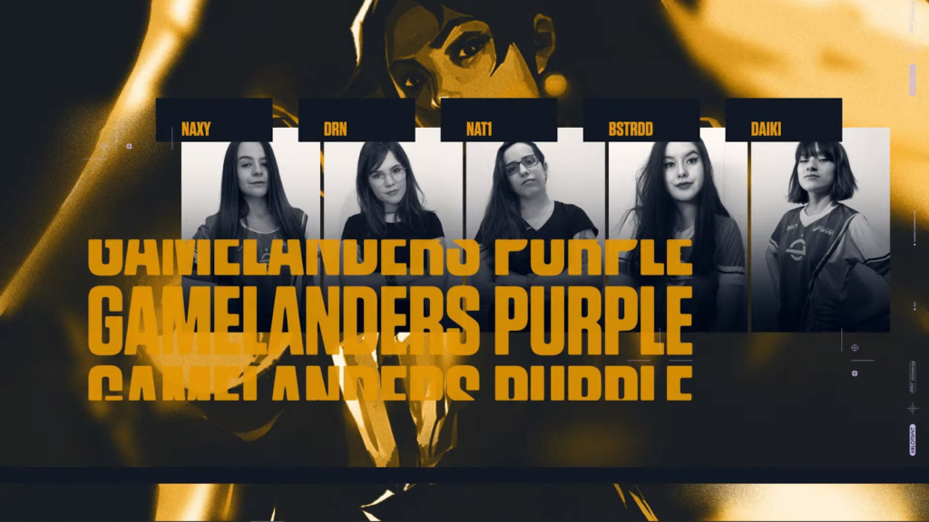 Gamelanders Purple e o crescimento do cenário feminino de VALORANT