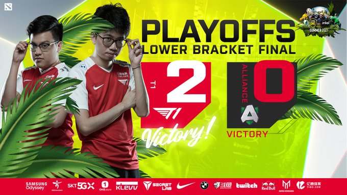 T1 crush Alliance 2-0 to advance to the ESL One Summer 2021 Grand Finals
