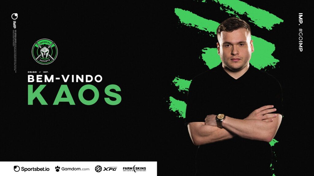 CS:GO: Imperial anuncia Horvy; Kaos é o novo Coach