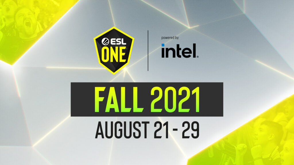 Das Warten auf ein Dota 2 Event hat ein Ende! ESL One Fall 2021 für 21. – 29. August angekündigt