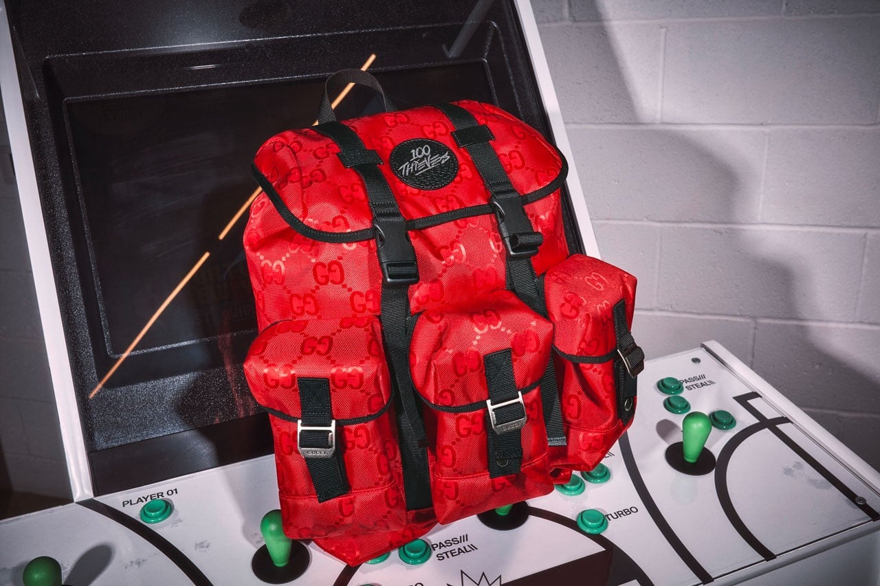 Gucci and 100 Thieves launch new backpack collab. Only 200 are available at a price tag of $2,500