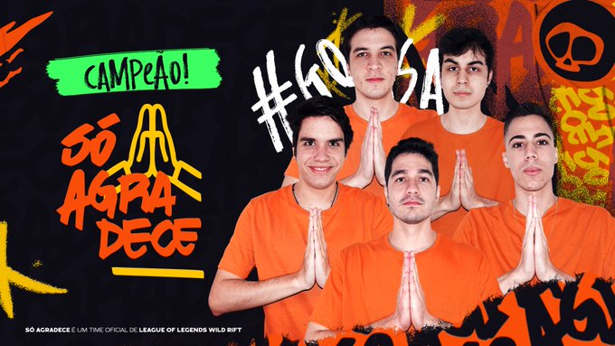 Só Agradece bate TSM e conquista título do Wild Rift Season Start