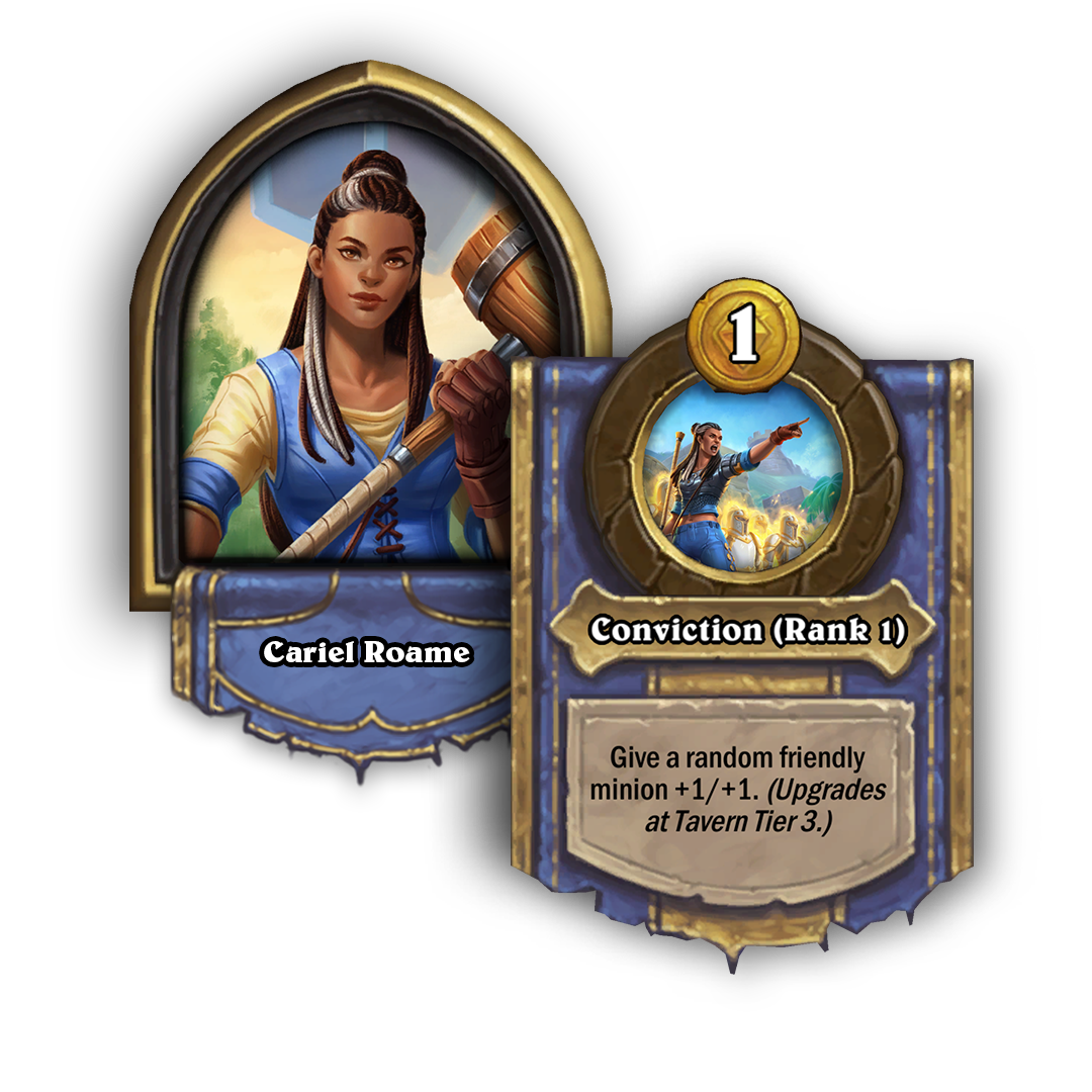 Cariel Roame - New Hearthstone Battlegrounds Hero