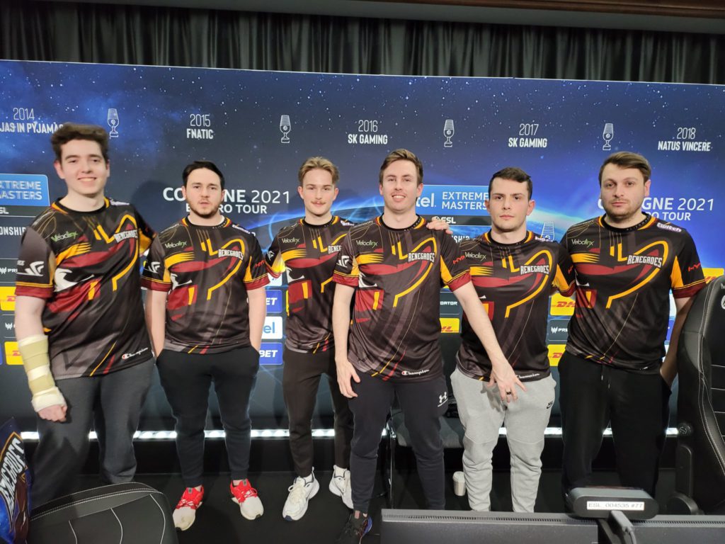 The Renegades CSGO team at IEM Cologne 2021.