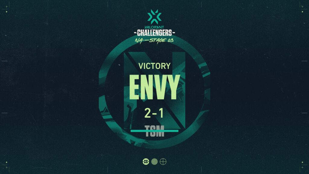 Stage 3 Finals: Envy defeat TSM 2-1, and are one win away from Masters Berlin