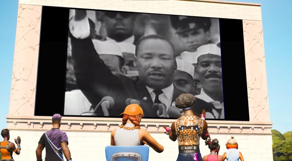 Fortnite celebrates Martin Luther King with new interactive experience