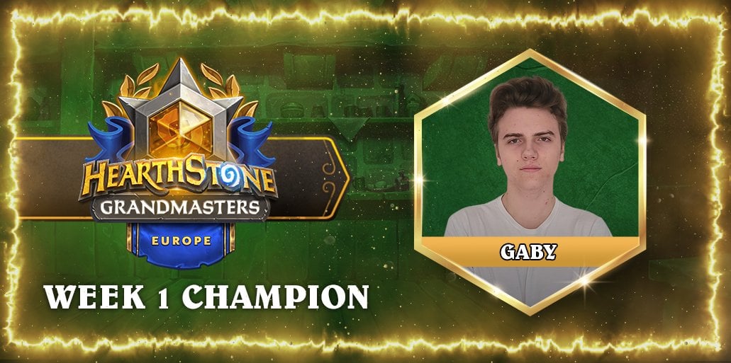 15-Year-Old Gaby wins EU Hearthstone Grandmasters Week 1