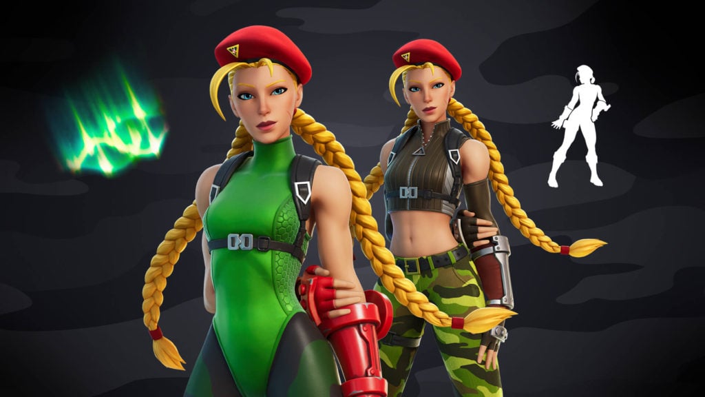 Camm's two outfits in Fortnite.