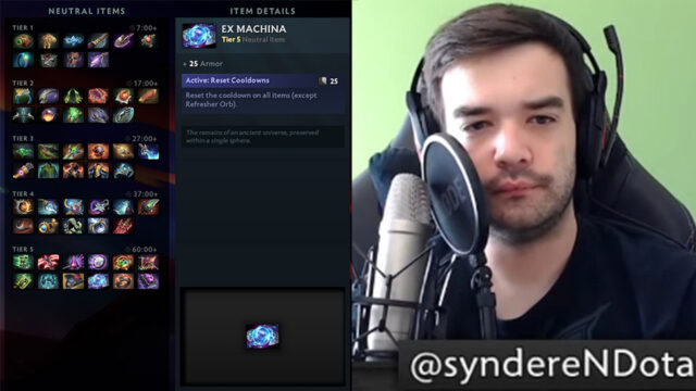 SyndereN: "After all this time, I still don’t think neutral items add value to the game”