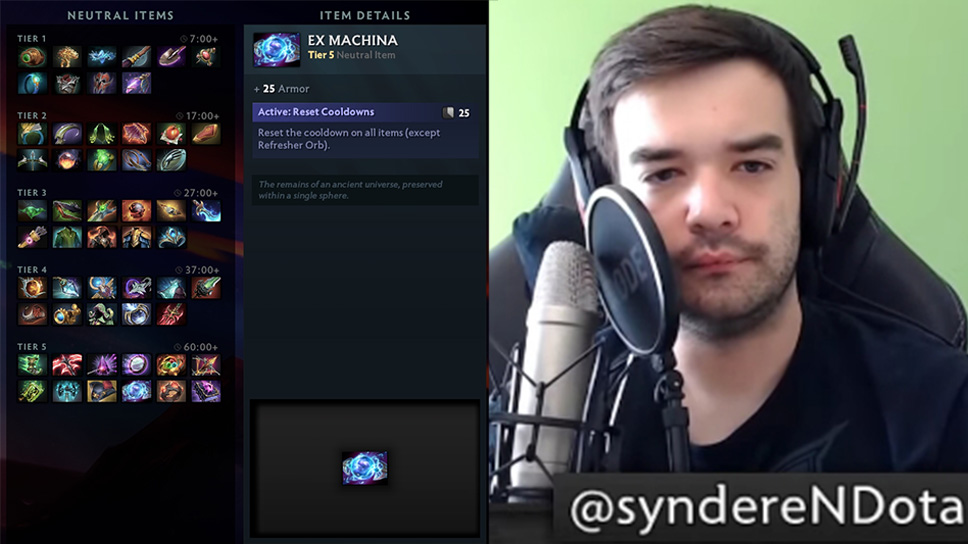 SyndereN: “After all this time, I still don’t think neutral items add value to the game”