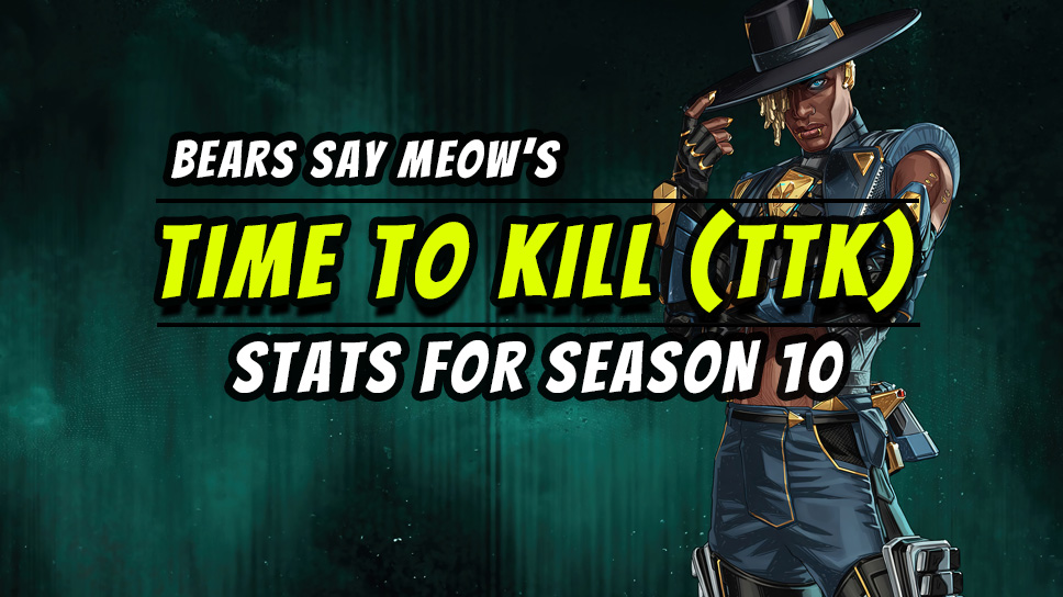 Apex TTK Spreadsheet for Season 10 – Know your weapons