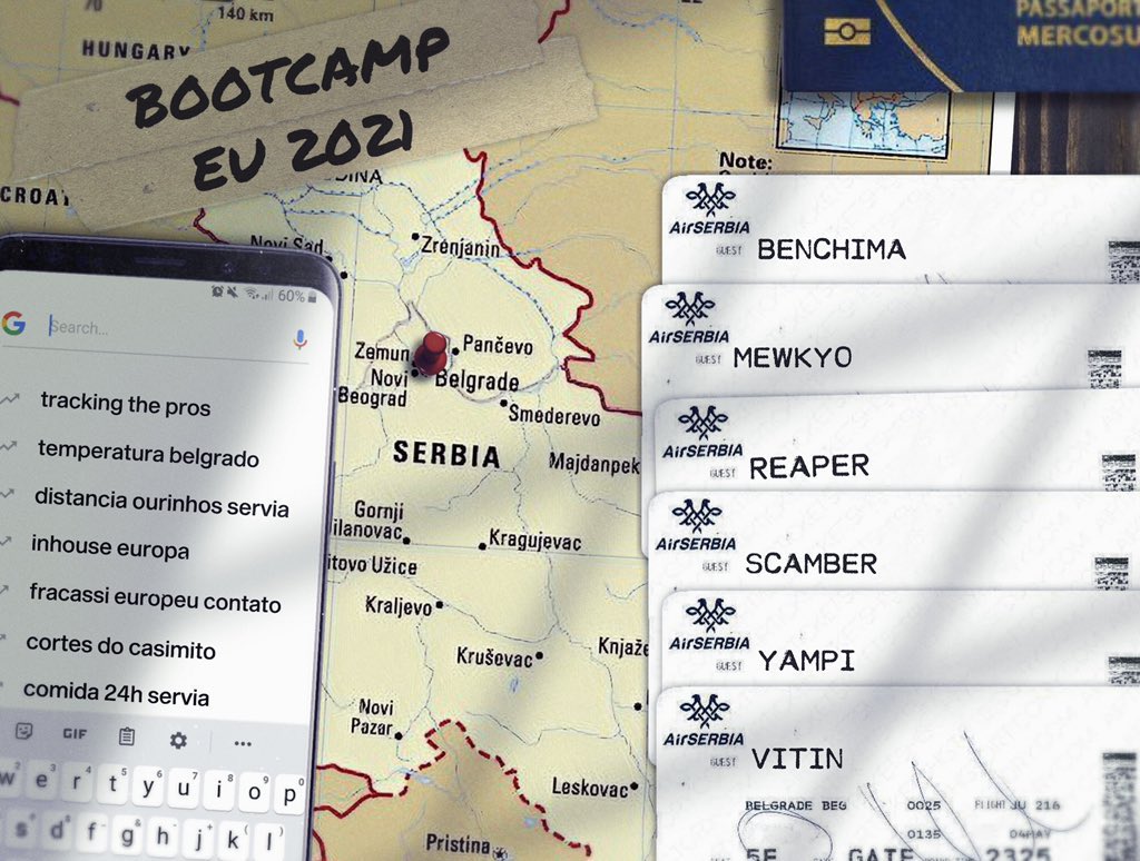 Grupo de jogadores do CBLOL irá realizar bootcamp na Sérvia