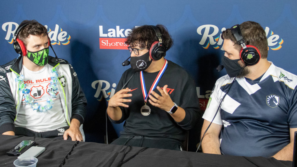 Interview post game with MKLeo, Coney and Hungrybox