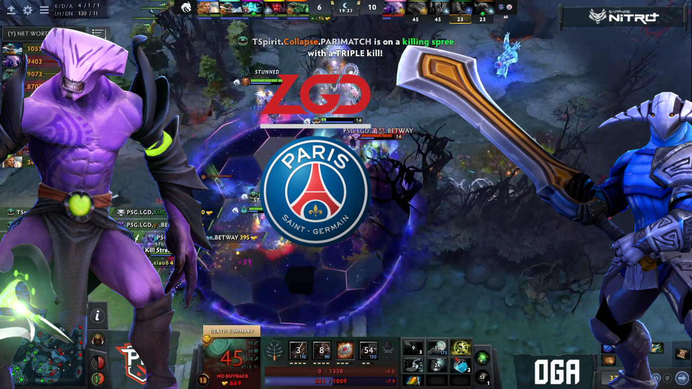 PSG.LGD Claim Victory Over Team Spirit OGA Dota PIT Grand Finals