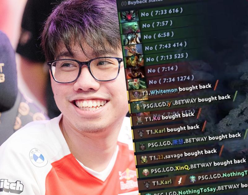 10 Buybacks 1 Teamfight! PSG.LGD &amp; T1 In One of the Most Hype Game at TI10