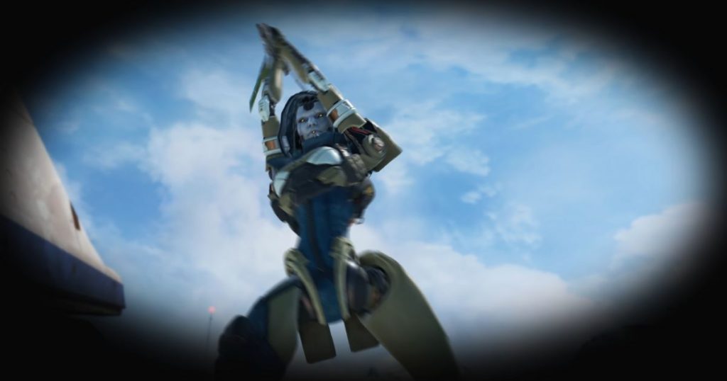 Ash performing her finisher in her season 11 feature trailer on the Apex Legends channel.