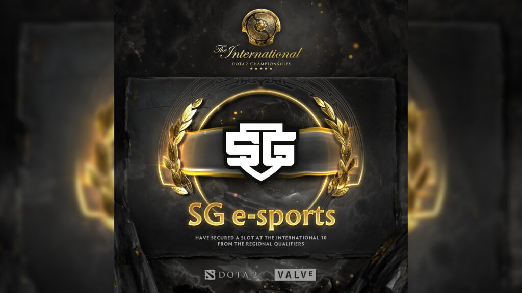 SG Esports e suas chances no The International 10