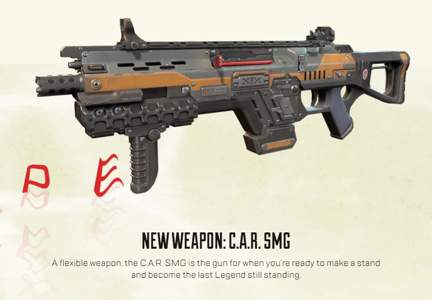 apex season 11 new weapon the C.A.R. SMG