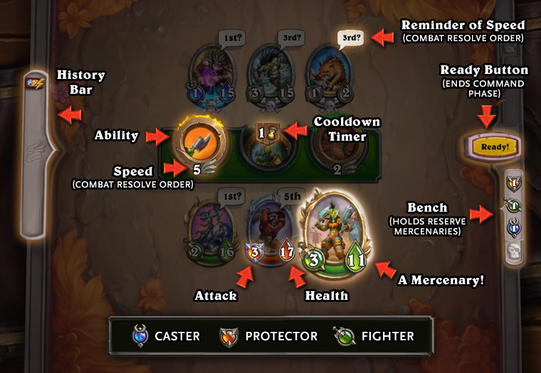 How to fight in Hearthstone Mercenaries - by Blizzard
