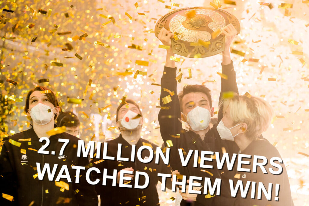 TI10 Zuschauerzahlen brechen Rekorde mit 2,7 Millionen Peak Viewern