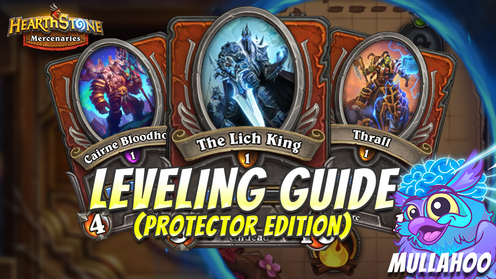 Hearthstone Mercenaries Protector Leveling Guide