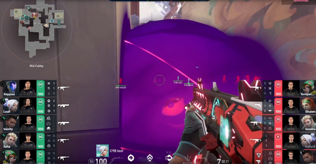 Cloud9 Blue screenshot in-game wielding the Judge