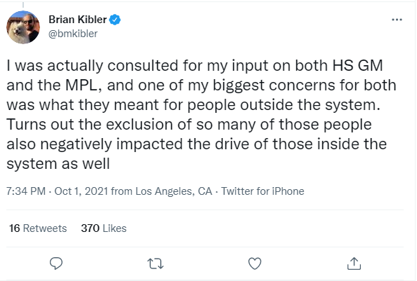 Kibler's take on Hearthstone Grandmasters Retirement