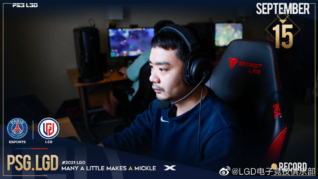 Xiao8 is a very high MMR player and uses his experience from the pubs to help PSG.LGD.