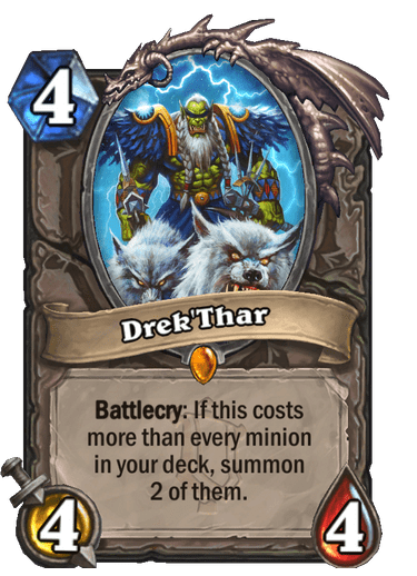 Drek'Thar -Alterac Valley legendary  card reveal Hearthstone