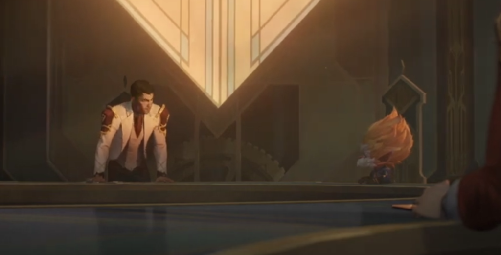 Jayce and Heimerdinger: Two opposing pillars on the council.