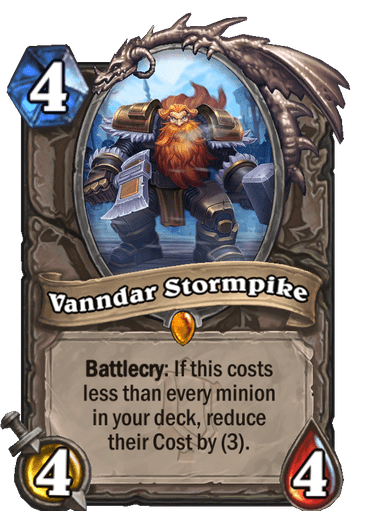 Vandar Stormpike - Alterac Valley legendary  card reveal Hearthstone