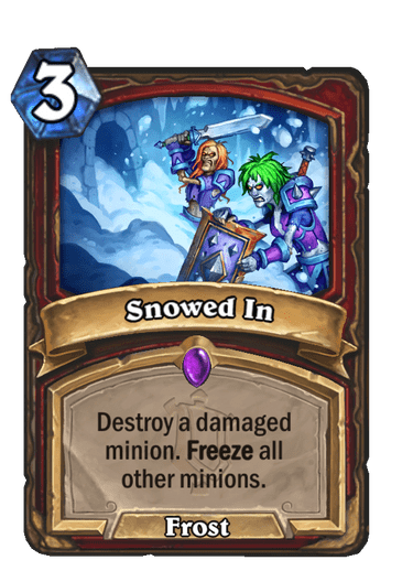 Snowed In Alterac Valley epic card reveal Hearthstone