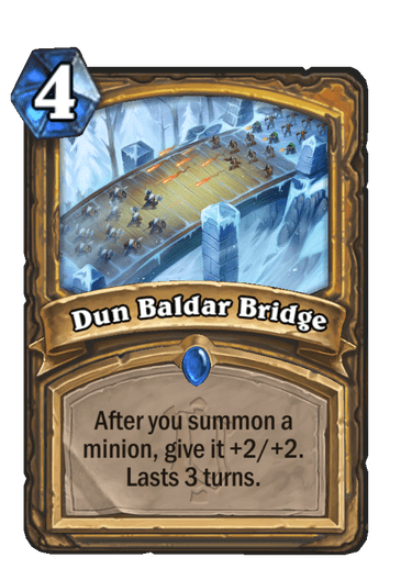 Dun Baldar Bridge Alterac Valley Rare card reveal Hearthstone
