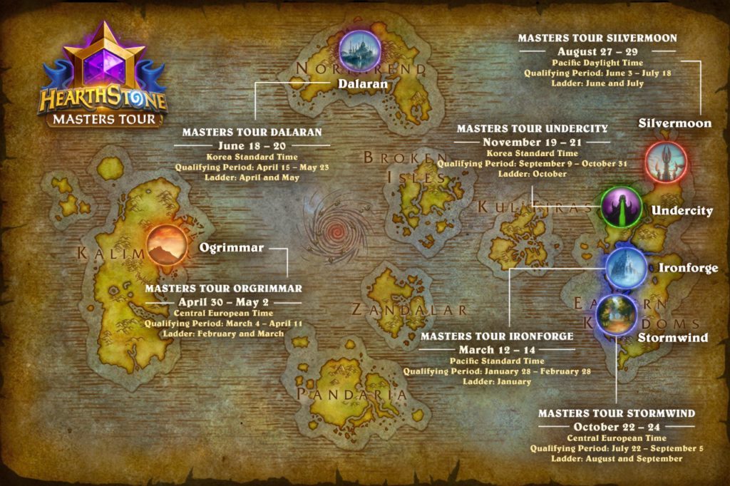 Hearthstone Masters Tour Undercity schedule