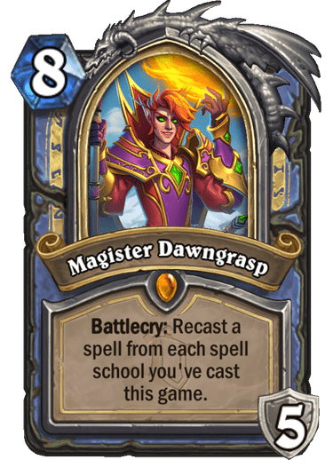 Magister Dawngrasp Alterac Valley's Hero Card reveled